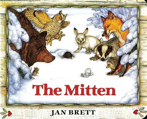 This freebie for THE MITTEN by Jan Brett is in our free member area. Jan Brett’s author page has free coloring pages, videos, and online games for children. The free printable is for two versions of the story. It is on the free level page for free eMembers, so login or join us here. The Mitten is one of Jan Brett’s very beautiful books. 
